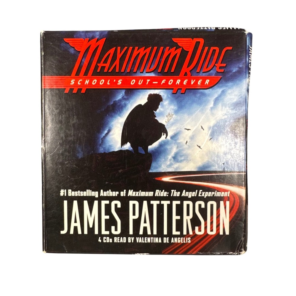 James Patterson Maximum Ride School's Out Forever Audiobook 4 CD Set Abridged
